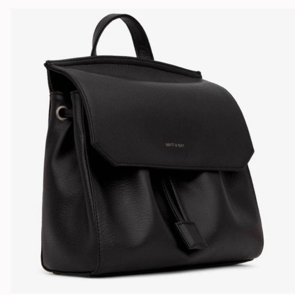 Matt & Nat Mulan Bag - Black - Drawstring Crossbody Purse With Top Handle